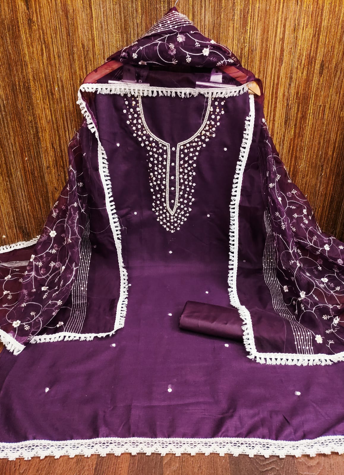 Ds Designer Ruby Cotton Hand Work Dress Material Catalog